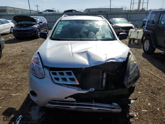 2015 Nissan Rogue Select S with VIN JN8AS5MV3FW754909, listed as a Copart auction lot 48990945 with 114,196 mi miles and Salvage Title. Bid and sale history available at carsss.com. Image 5.