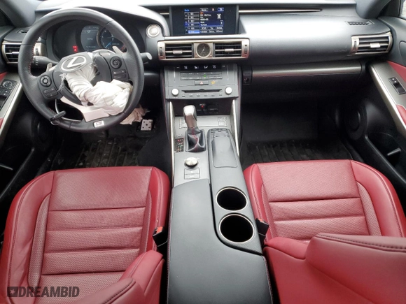 2016 Lexus IS 350 with VIN JTHCE1D25G5010177, listed as a Copart auction lot 50015325 with 40,062 mi miles and Salvage Title. Bid and sale history available at carsss.com. Image 8.