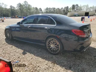 2017 Mercedes-Benz C 63 AMG with VIN 55SWF8GB6HU201220, listed as a Copart auction lot 51231385 with 138,939 mi miles and Salvage title. Bid and sale history available at DreamBid. Image 2.