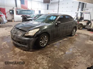 2008 Infiniti G35 Sedan x with VIN JNKBV61F28M255154, listed as a IAAI auction lot 41593045 with 243,554 mi miles. Bid and sale history available at carsss.com. Image 17.
