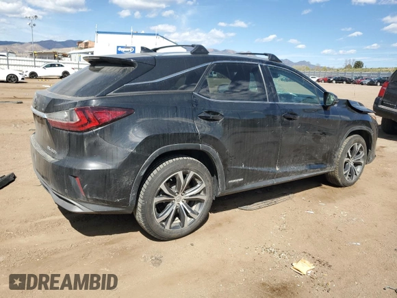 2016 Lexus RX 450h with VIN 2T2BGMCA9GC004141, listed as a Copart auction lot 52637505 with 143,292 mi miles and Salvage Title. Bid and sale history available at DreamBid. Image 3.