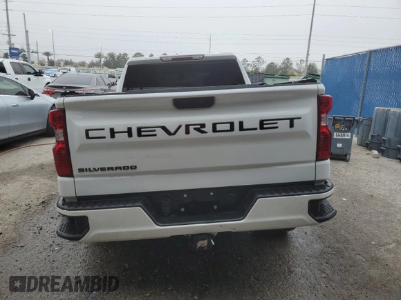 2020 Chevrolet Silverado 1500 Work Truck with VIN 1GCRWAEF6LZ349723, listed as a Copart auction lot 86252354 with 73,725 mi miles and Non Repairable. Bid and sale history available at DreamBid. Image 6.