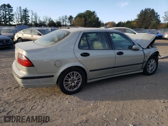 2005 Saab 9-5 Arc with VIN YS3ED49A353530510, listed as a Copart auction lot 77910074 with 202,094 mi miles and Salvage Title. Bid and sale history available at carsss.com. Image 3.