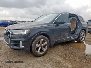 2023 Audi Q7 Premium z VIN WA1AXBF71PD017838, wystawiony jako Copart lot #59960915 z przebiegiem 30 019 mil mil oraz Szkoda całkowita • Salvage title. Historia ofert i sprzedaży dostępna na DreamBid. Obrazek 1.