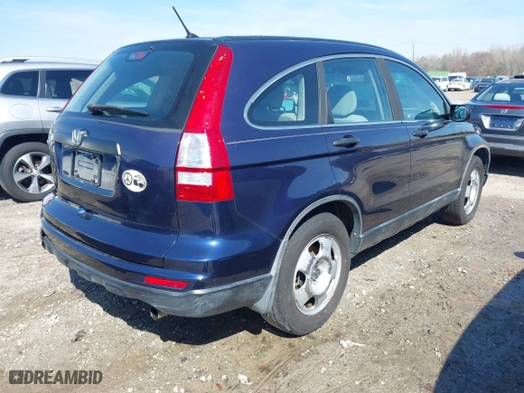 2011 Honda CR-V LX with VIN 5J6RE3H39BL020686, listed as a IAAI auction lot 41832425 with 290,517 mi miles. Bid and sale history available at carsss.com. Image 4.