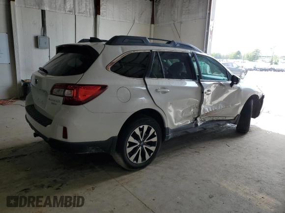 2016 Subaru Outback Limited with VIN 4S4BSENC5G3221195, listed as a Copart auction lot 53760715 with 163,804 mi miles and Salvage title. Bid and sale history available at DreamBid. Image 3.