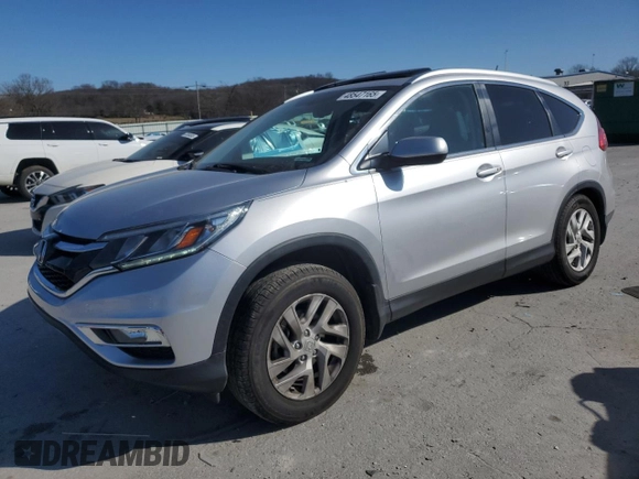 2015 Honda CR-V EX-L with VIN 2HKRM3H74FH554068, listed as a Copart auction lot 48547165 with 83,642 mi miles and Clean Title. Bid and sale history available at carsss.com. Image 1.