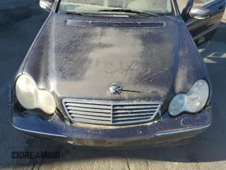2003 Mercedes-Benz C 230 Kompressor with VIN WDBRF40J33F415383, listed as a Copart auction lot 76595584 with Not Provided miles and Salvage Title. Bid and sale history available at DreamBid. Image 11.