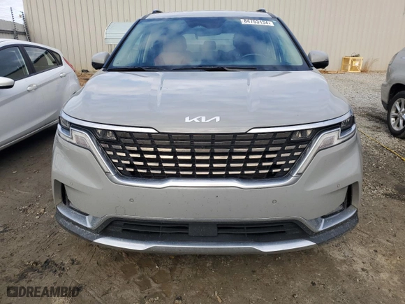 2022 Kia Carnival SX with VIN KNDNE5H39N6128311, listed as a Copart auction lot 84753134 with 65,331 mi miles and Salvage Title. Bid and sale history available at carsss.com. Image 5.