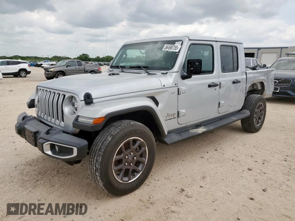 2022 Jeep Gladiator High Altitude with VIN 1C6HJTFGXNL163998, listed as a Copart auction lot 56490755 with 52,474 mi miles and Salvage title. Bid and sale history available at DreamBid. Image 1.