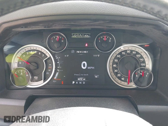 2019 Ram 1500 Classic Lone Star with VIN 1C6RR7LT4KS560999, listed as a IAAI auction lot 41866677 with 88,787 mi miles. Bid and sale history available at carsss.com. Image 7.