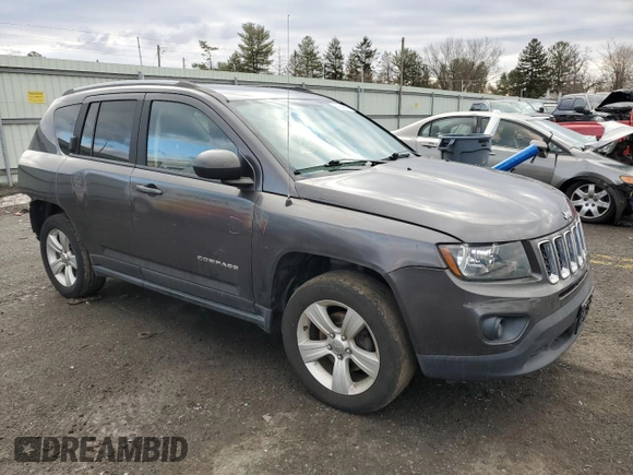 2015 Jeep Compass Sport with VIN 1C4NJCBB6FD373256, listed as a Copart auction lot 43648085 with 112,645 mi miles and Salvage Title. Bid and sale history available at carsss.com. Image 4.