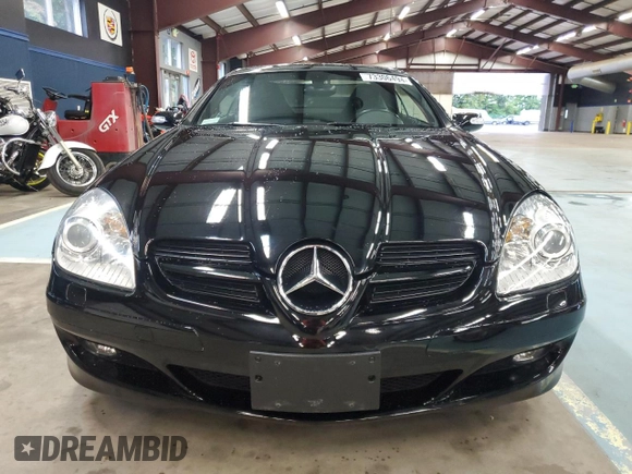 2005 Mercedes-Benz SLK-Class with VIN WDBWK56FX5F049285, listed as a Copart auction lot 73306494 with 94,785 mi miles and Salvage Title. Bid and sale history available at carsss.com. Image 5.