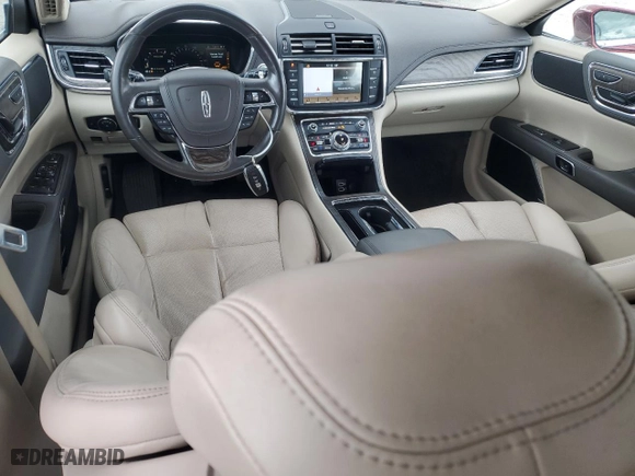 2017 Lincoln Continental Select with VIN 1LN6L9TK0H5608050, listed as a Copart auction lot 74311914 with 88,565 mi miles and Salvage Title. Bid and sale history available at carsss.com. Image 8.