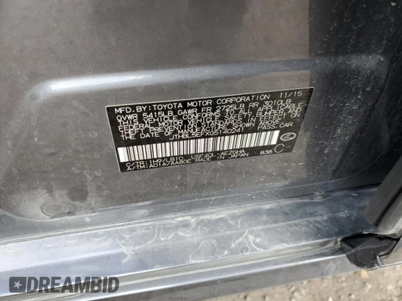 2016 Lexus LS 460 z VIN JTHBL5EFXG5140241, wystawiony jako Copart lot #56105015 z przebiegiem 73 375 mil mil oraz Szkoda całkowita • Salvage title. Historia ofert i sprzedaży dostępna na DreamBid. Obrazek 12.