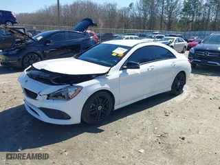 2019 Mercedes-Benz CLA with VIN WDDSJ4EB2KN729555, listed as a IAAI auction lot 41730007 with 50,914 mi miles. Bid and sale history available at carsss.com. Image 2.