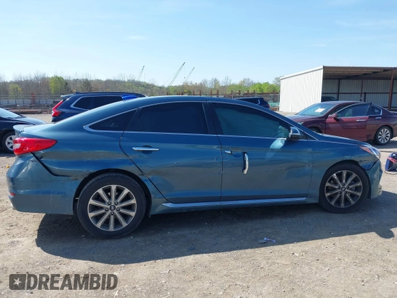 2016 Hyundai Sonata Sport with VIN 5NPE34AF0GH431703, listed as a IAAI auction lot 41930465 with 126,586 mi miles and . Bid and sale history available at DreamBid. Image 13.