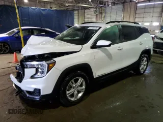 2023 GMC Terrain SLE with VIN 3GKALMEG6PL219619, listed as a Copart auction lot 45848375 with 25,424 mi miles and Non Repairable. Bid and sale history available at carsss.com. Image 1.