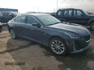 2022 Cadillac CT5 Premium Luxury z VIN 1G6DT5RK7N0112475, wystawiony jako Copart lot #52362675 z przebiegiem 77 752 mil mil oraz Szkody całkowita. Historia ofert i sprzedaży dostępna na DreamBid. Obrazek 4.