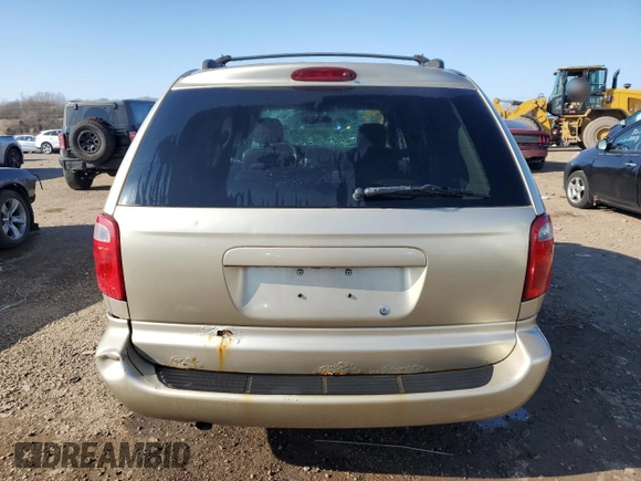2005 Dodge Caravan SXT with VIN 2D4GP44L55R269181, listed as a Copart auction lot 52686155 with Not Provided miles and Salvage Title. Bid and sale history available at DreamBid. Image 6.