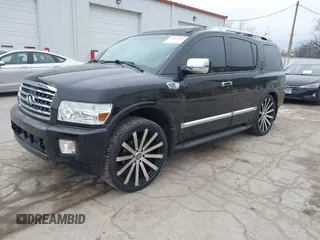 2009 Infiniti QX56 with VIN 5N3AA08C09N902599, listed as a IAAI auction lot 41502266 with 174,823 mi miles. Bid and sale history available at carsss.com. Image 18.