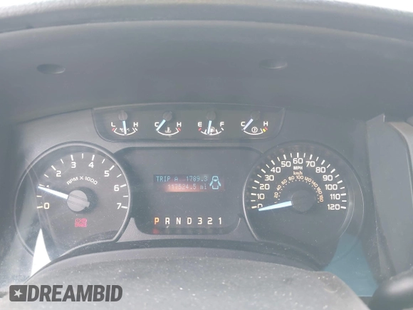 2012 Ford F-150 XL with VIN 1FTMF1CM0CKD38611, listed as a IAAI auction lot 41884475 with 117,524 mi miles. Bid and sale history available at carsss.com. Image 7.