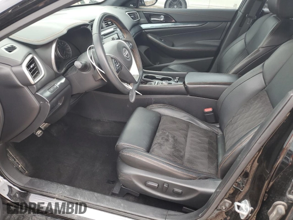 2023 Nissan Maxima SR with VIN 1N4AA6EV3PC502881, listed as a Copart auction lot 54789035 with 41,416 mi miles and Salvage title. Bid and sale history available at DreamBid. Image 7.