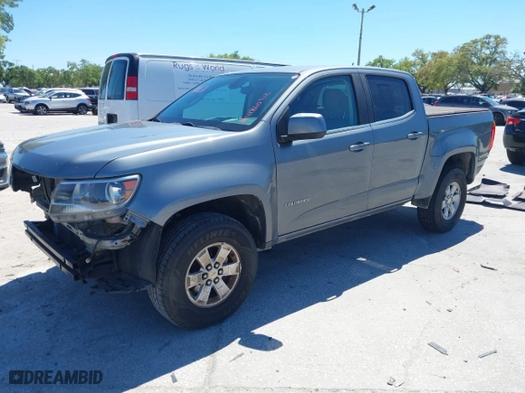 2020 Chevrolet Colorado 2WD Work Truck with VIN 1GCGSBEN5L1119170, listed as a IAAI auction lot 41865912 with 99,896 mi miles. Bid and sale history available at carsss.com. Image 18.