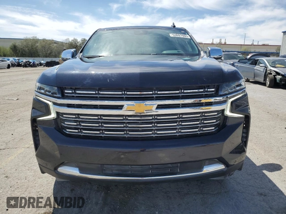 2023 Chevrolet Suburban Premier with VIN 1GNSCFKD3PR476310, listed as a Copart auction lot 53097665 with 38,392 mi miles and Salvage title. Bid and sale history available at DreamBid. Image 5.