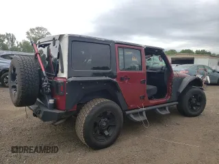 2012 Jeep Wrangler Unlimited Sport with VIN 1C4BJWDG6CL234419, listed as a Copart auction lot 62284825 with 66,649 mi miles and Salvage title. Bid and sale history available at DreamBid. Image 3.