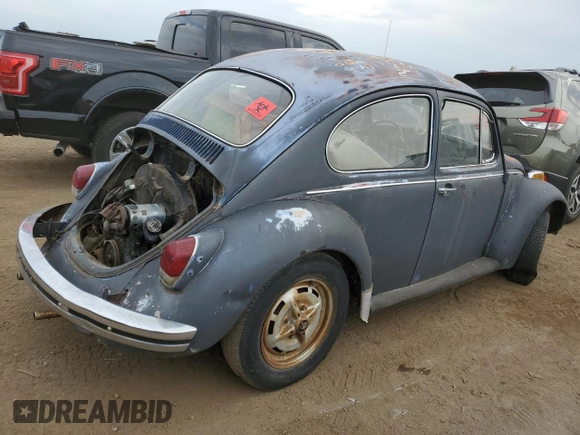 1970 Volkswagen Beetle with VIN 1102591381, listed as a Copart auction lot 66909304 with 10,152 mi miles and Non Repairable. Bid and sale history available at DreamBid. Image 3.