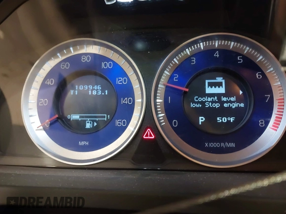2012 Volvo S60 T6 with VIN YV1902FH7C2102334, listed as a IAAI auction lot 41469884 with 109,946 mi miles. Bid and sale history available at carsss.com. Image 7.