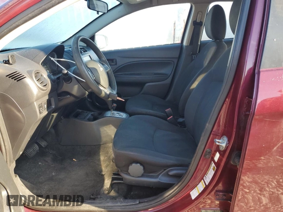 2020 Mitsubishi Mirage G4 ES with VIN ML32F3FJ1LHF06926, listed as a Copart auction lot 50334555 with 90,335 mi miles and Salvage Title. Bid and sale history available at carsss.com. Image 7.