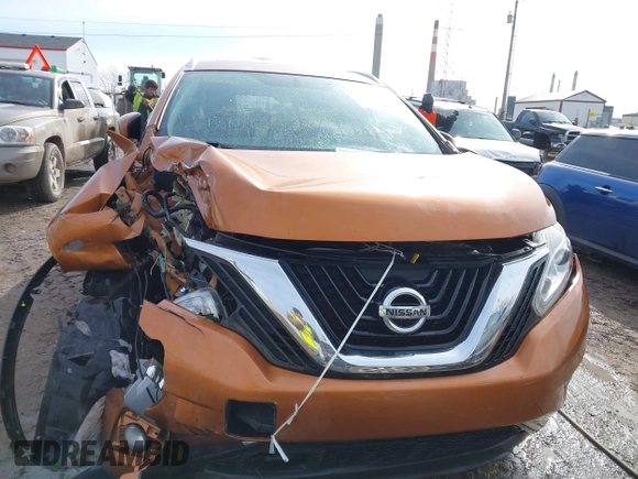 2017 Nissan Murano S with VIN 5N1AZ2MH6HN103570, listed as a IAAI auction lot 41534592 with 104,057 mi miles and . Bid and sale history available at DreamBid. Image 12.