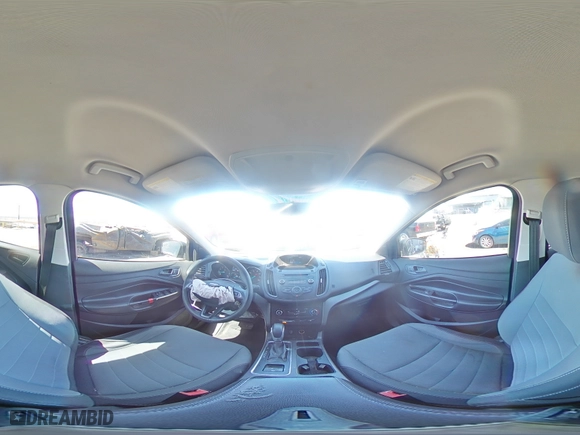 2017 Ford Escape S with VIN 1FMCU0F76HUE09397, listed as a Copart auction lot 49598525 with 135,899 mi miles and Salvage Title. Bid and sale history available at carsss.com. Image 15.