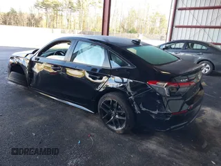 2023 Honda Civic Sedan Sport with VIN 2HGFE2F50PH545486, listed as a IAAI auction lot 40787807 with 2,220 mi miles. Bid and sale history available at carsss.com. Image 3.