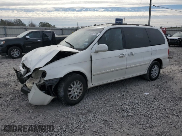 2002 Kia Sedona LX with VIN KNDUP131326320226, listed as a Copart auction lot 42018795 with 178,935 mi miles and Salvage Title. Bid and sale history available at carsss.com. Image 1.