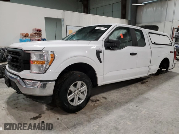 2022 Ford F-150 XL with VIN 1FTFX1E55NKD39753, listed as a Copart auction lot 87063394 with 50,191 mi miles and Salvage title. Bid and sale history available at DreamBid. Image 1.