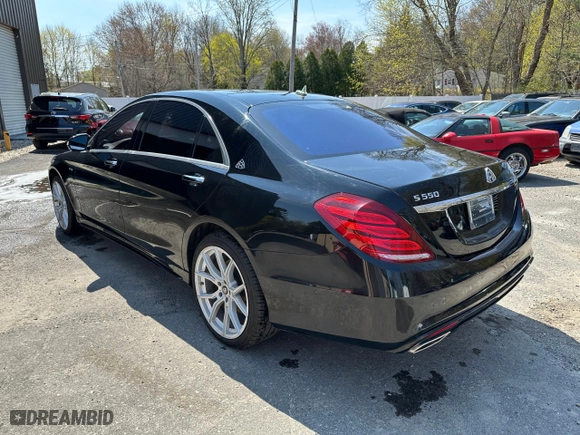 2015 Mercedes-Benz S-Class S 550 with VIN WDDUG8CB5FA129871, listed as a Copart auction lot 54195645 with 110,748 mi miles and Clean Title. Bid and sale history available at carsss.com. Image 3.