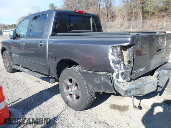 2005 Nissan Titan SE with VIN 1N6BA07B25N532466, listed as a IAAI auction lot 41437704 with 142,762 mi miles and . Bid and sale history available at DreamBid. Image 3.