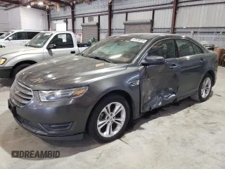 2017 Ford Taurus SEL with VIN 1FAHP2E82HG124014, listed as a Copart auction lot 47630015 with 136,099 mi miles and Salvage Title. Bid and sale history available at DreamBid. Image 1.