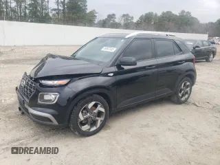 2024 Hyundai Venue Limited with VIN KMHRC8A31RU298758, listed as a Copart auction lot 49997345 with 14,579 mi miles and Salvage Title. Bid and sale history available at DreamBid. Image 1.