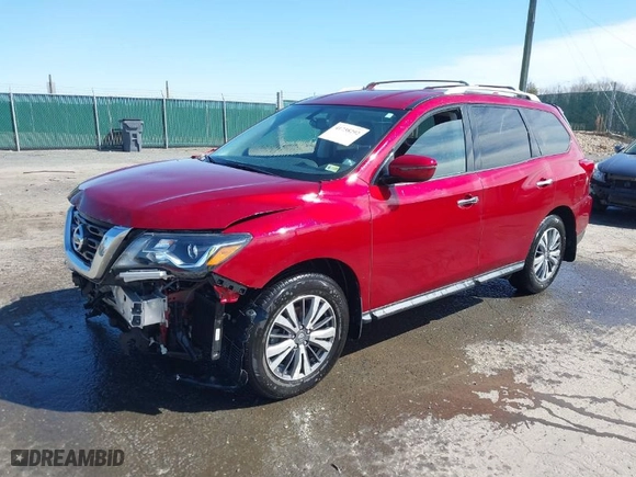 2020 Nissan Pathfinder SV with VIN 5N1DR2BM2LC633066, listed as a IAAI auction lot 41738292 with 63041 miles. Bid and sale history available at carsss.com. Image 2.