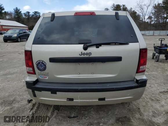 2007 Jeep Grand Cherokee Laredo with VIN 1J8GR48K37C610414, listed as a Copart auction lot 47038515 with 126,408 mi miles and Clean Title. Bid and sale history available at carsss.com. Image 6.