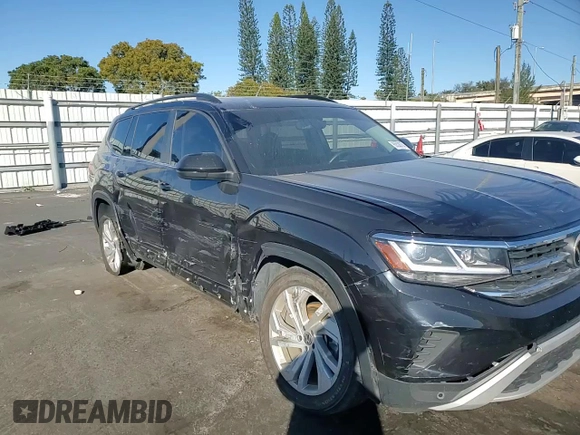 2022 Volkswagen Atlas SE with VIN 1V2JR2CAXNC529065, listed as a Copart auction lot 47360925 with 88,277 mi miles and Salvage title. Bid and sale history available at DreamBid. Image 11.