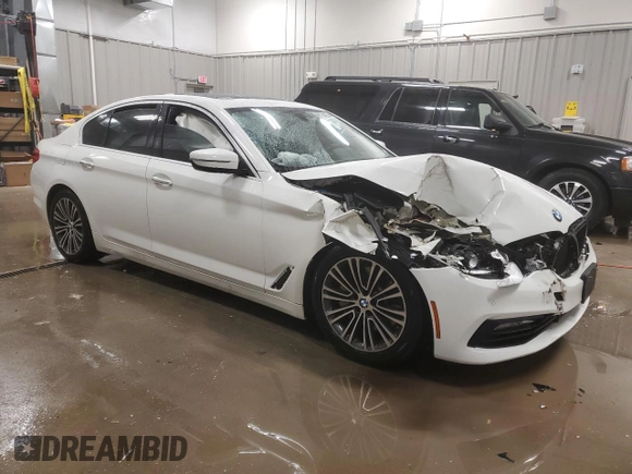 2018 BMW 5 Series 530i xDrive with VIN WBAJA7C50JWA72008, listed as a Copart auction lot 84822624 with Not Provided miles and Salvage Title. Bid and sale history available at carsss.com. Image 4.