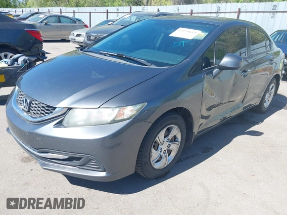 2013 Honda Civic LX with VIN 2HGFB2F53DH534681, listed as a IAAI auction lot 42129613 with 246,317 mi miles and . Bid and sale history available at DreamBid. Image 18.