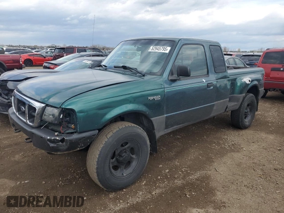 2000 Ford Ranger XL with VIN 1FTZR15VXYPB87516, listed as a Copart auction lot 52945795 with 165,652 mi miles and Salvage title. Bid and sale history available at DreamBid. Image 1.
