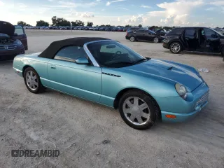 2002 Ford Thunderbird Hardtop Premium z VIN 1FAHP60A22Y123643, wystawiony jako Copart lot #73840684 z przebiegiem 47 589 mil mil oraz Szkoda całkowita • Salvage title. Historia ofert i sprzedaży dostępna na DreamBid. Obrazek 4.