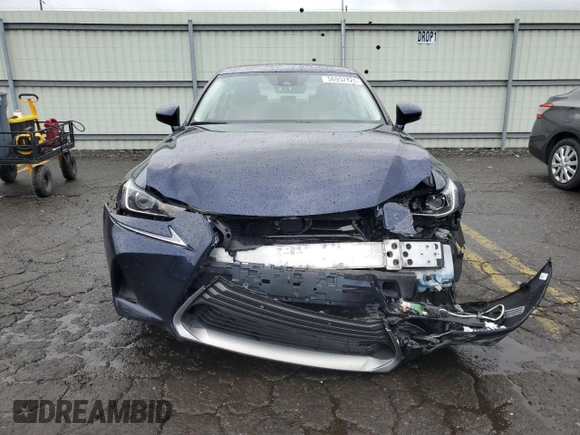 2017 Lexus IS 300 with VIN JTHCM1D26H5025811, listed as a Copart auction lot 56952125 with 49,627 mi miles and Salvage title. Bid and sale history available at DreamBid. Image 5.